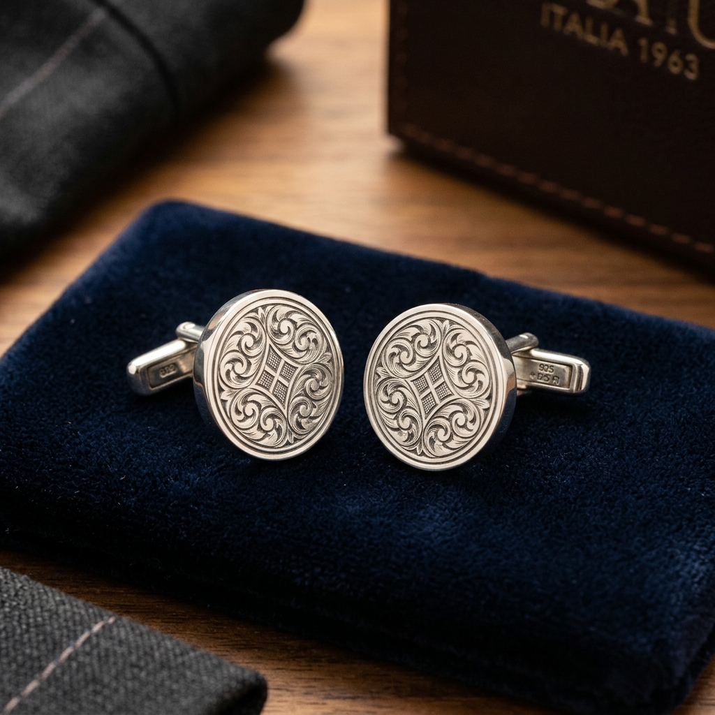 Gemelli classici in argento — collezione senza tempo